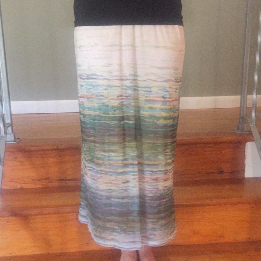 [Christopher & Banks] Boho Maxi Hippie Dress Multi
